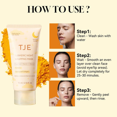 Turmeric Collagen Night Wrapping Mask