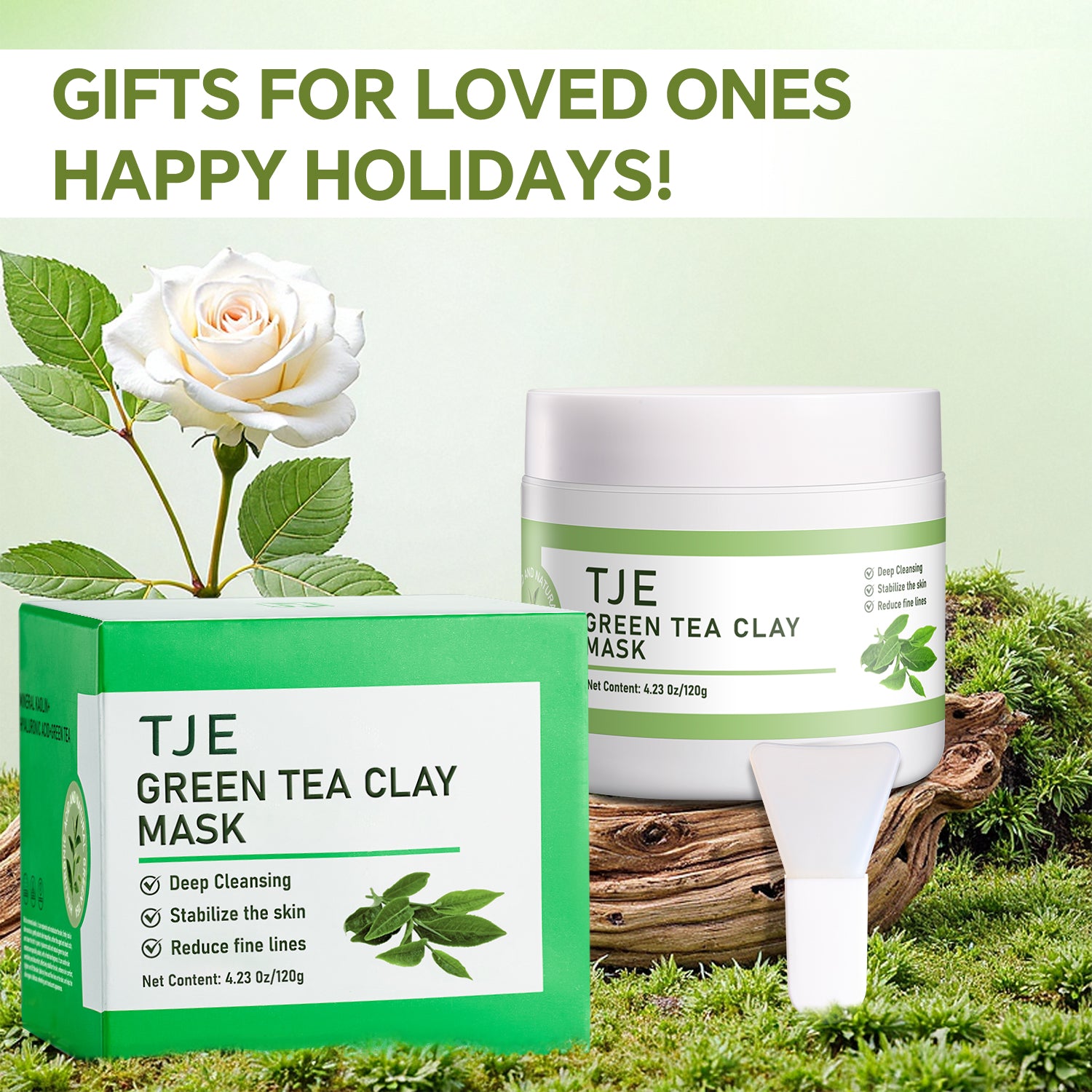 Green Tea Clay Mask | Detox & Soothe Skin – TJE Skincare