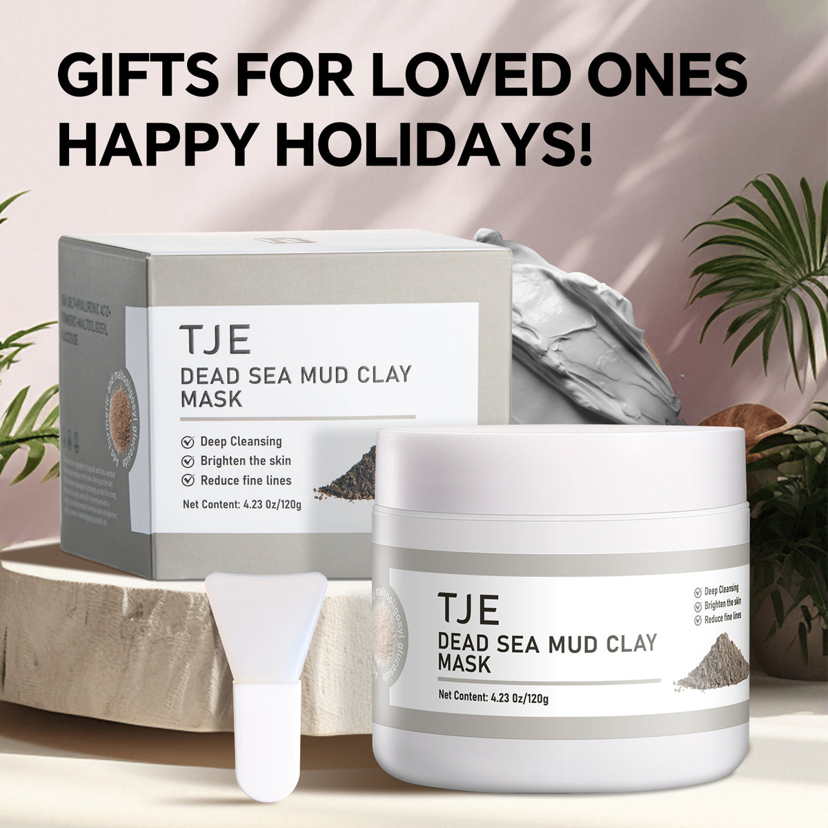 Dead Sea Mud Clay Mask jar – TJE Skincare
