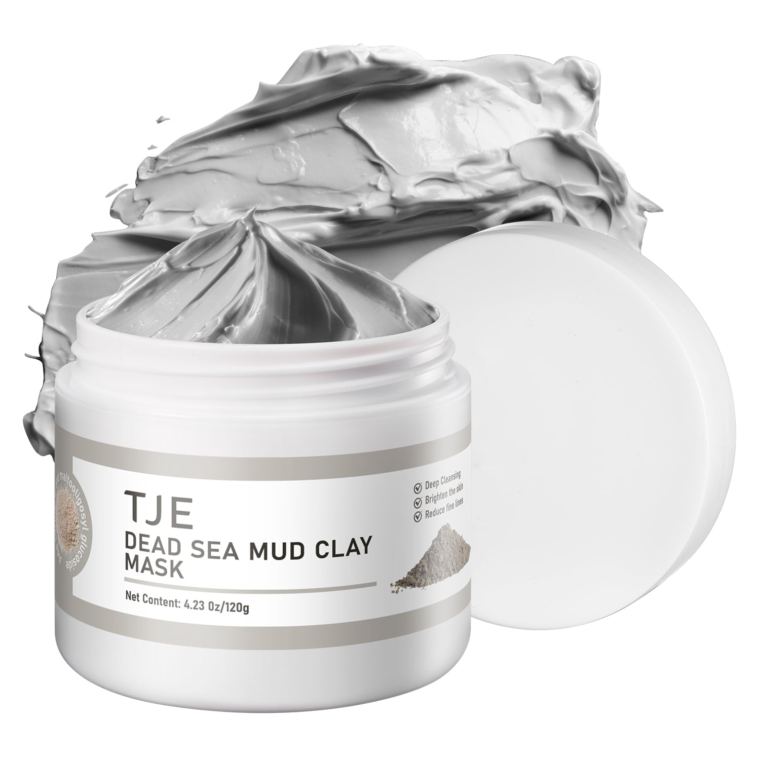 Dead Sea Mud Clay Mask jar – TJE Skincare