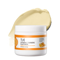 Vitamin C Turmeric Clay Mask jar – TJE Skincare