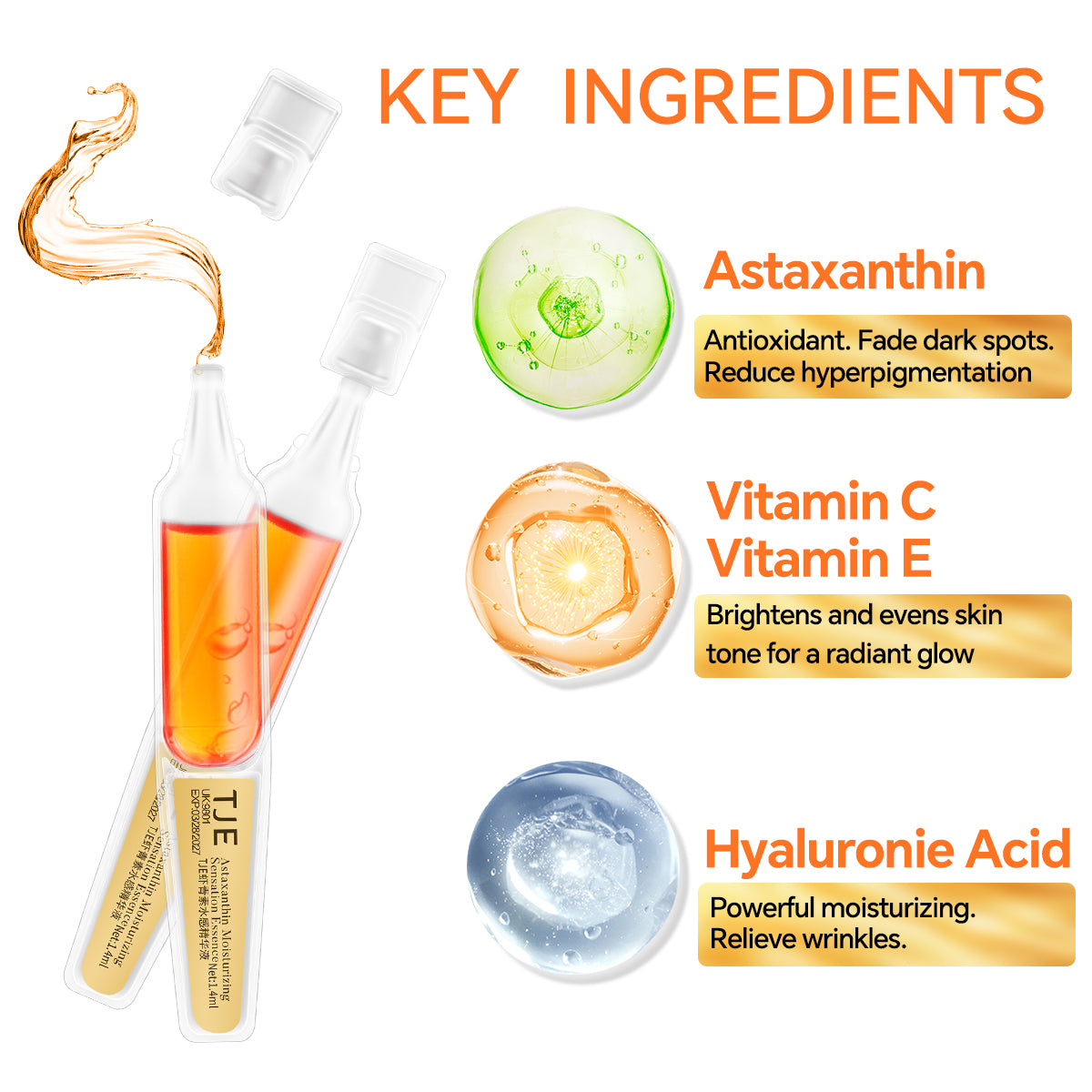 Astaxanthin Serum bottle – TJE Skincare