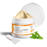 Vitamin C Turmeric Clay Mask jar – TJE Skincare