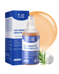 Applying Hair Growth Serum to scalp