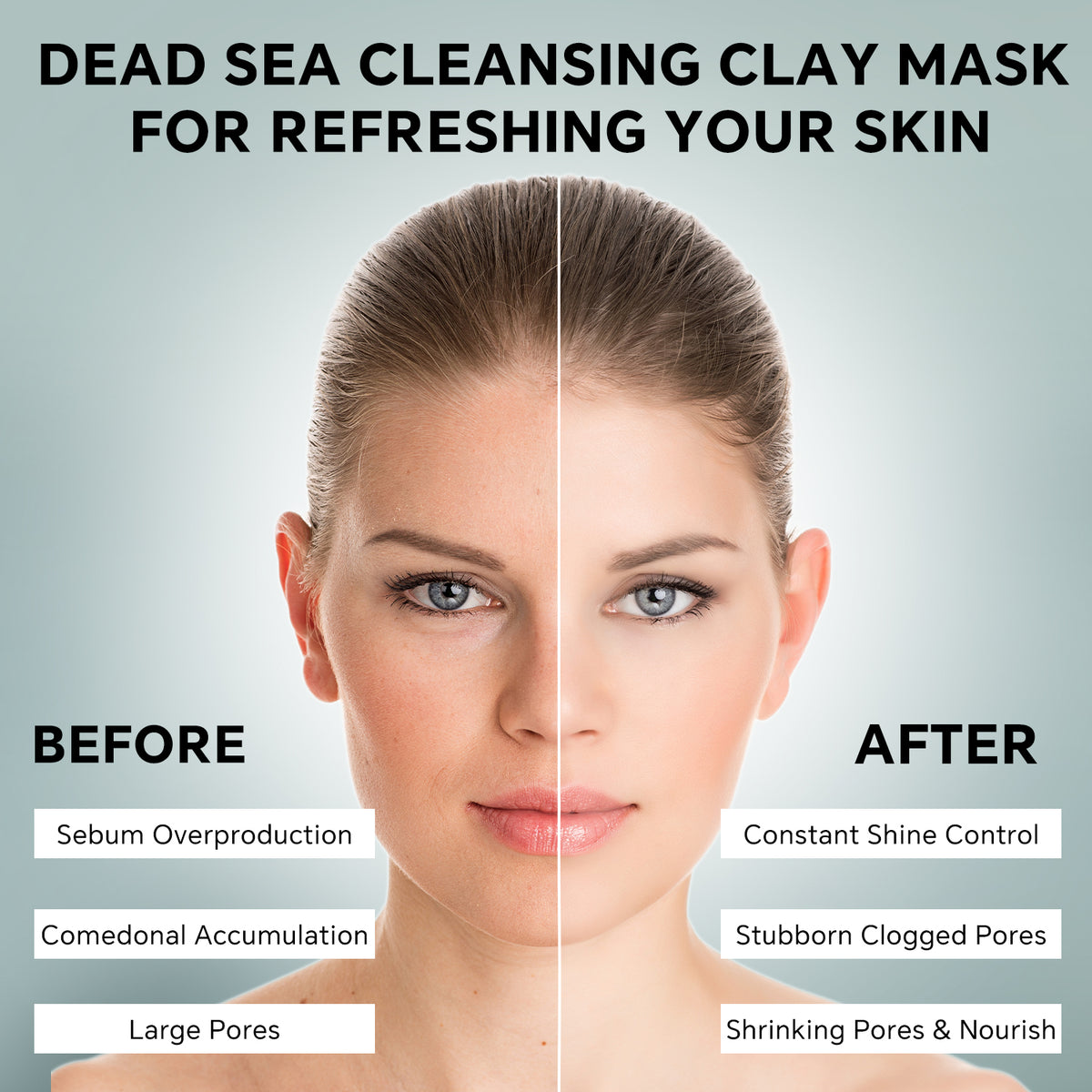 Dead Sea Mud Clay Mask jar – TJE Skincare