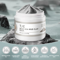 Dead Sea Mud Clay Mask jar – TJE Skincare