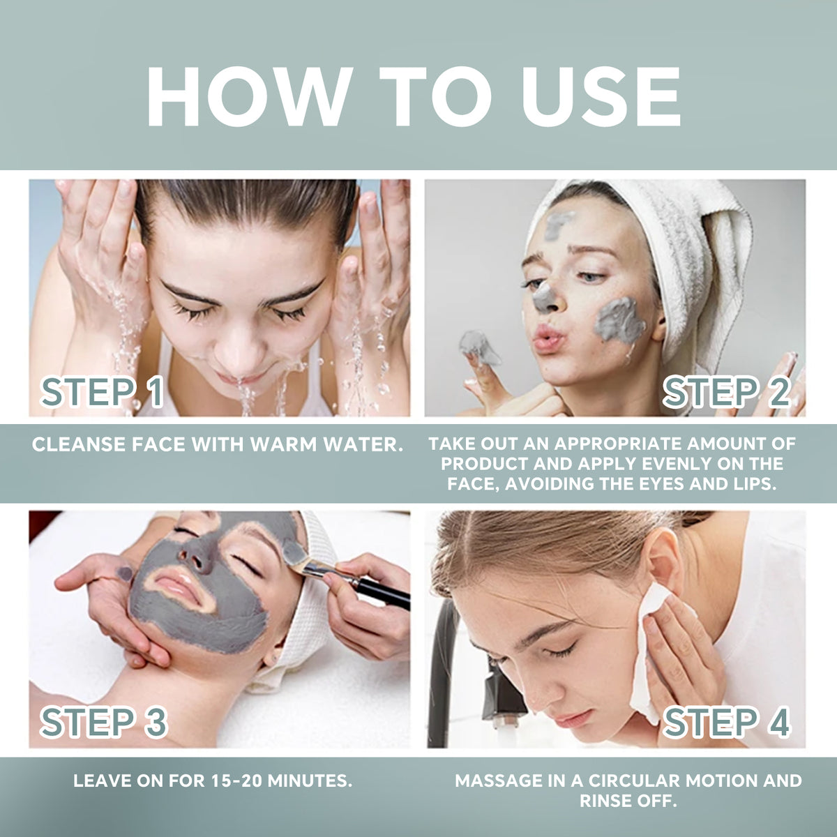 Dead Sea Mud Clay Mask jar – TJE Skincare