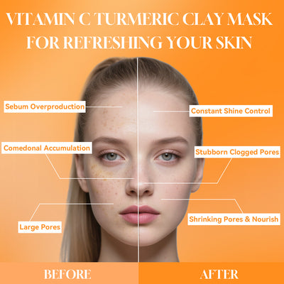 Vitamin C Turmeric Clay Mask
