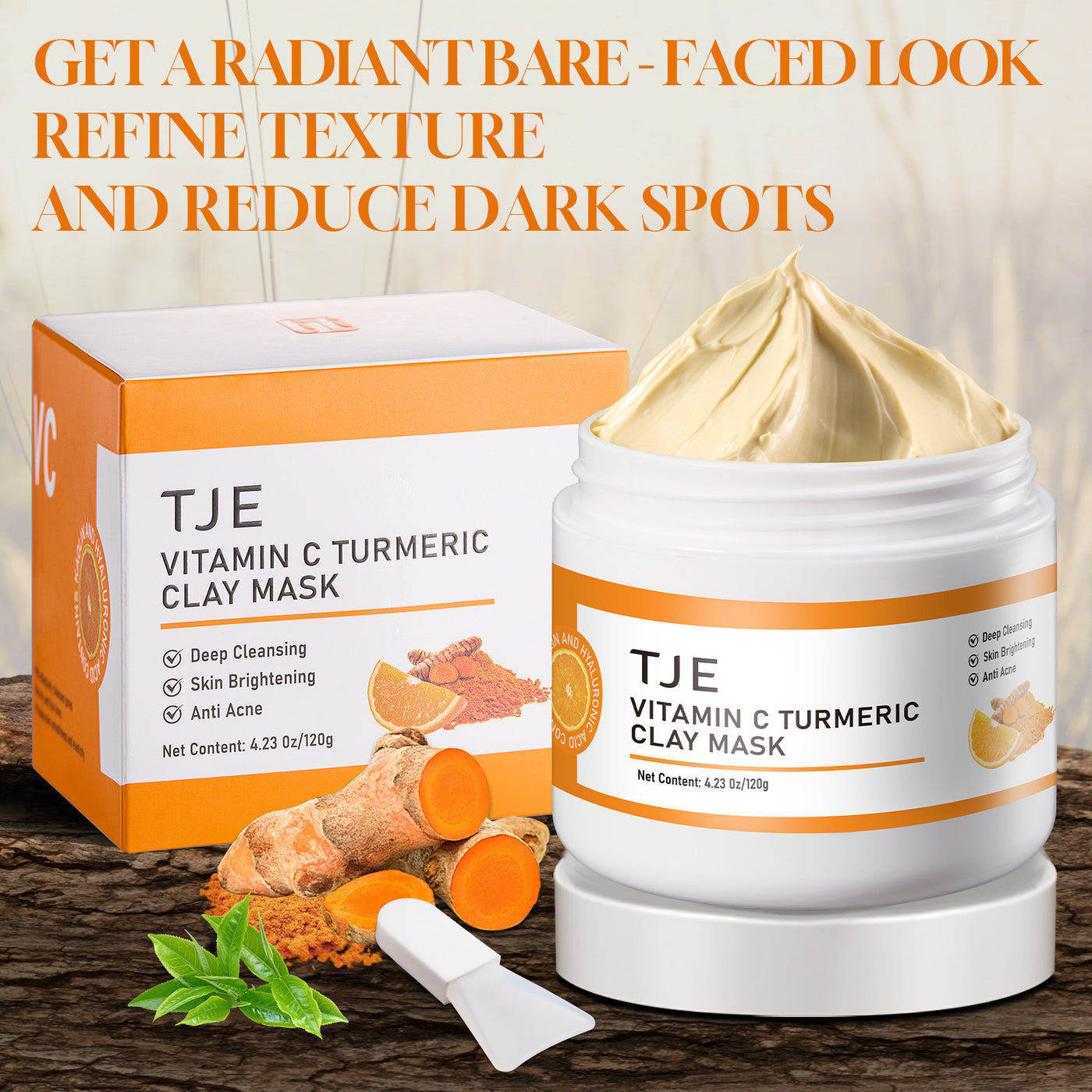 Vitamin C Turmeric Clay Mask