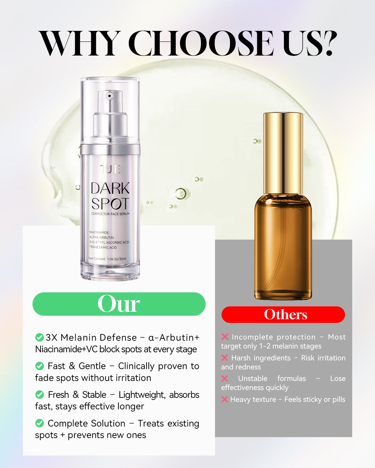 Dark Spot Remover Serum bottle – TJE Skincare