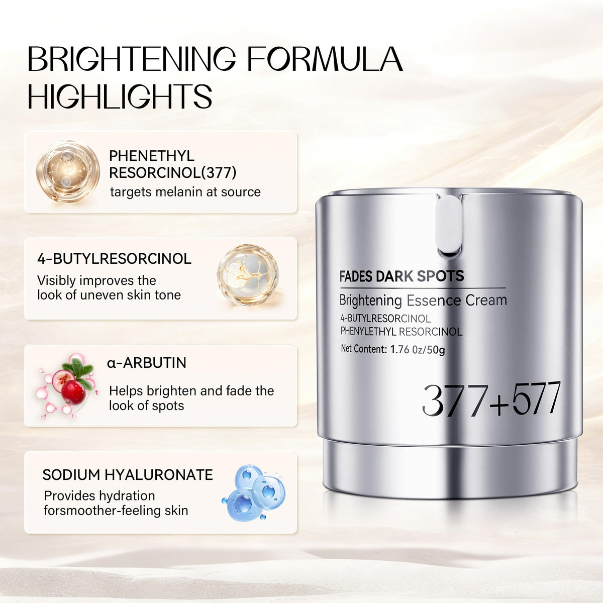 Dark Spot Remover for Face and Body, Dark Spot Corrector Cream with Niacinamide, 1.76 Oz, for Uneven Skin Tone, Sun Spots and Age Spots